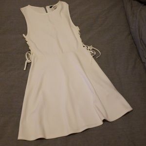 White, skater dress